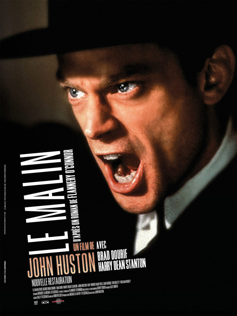 Affiche Le Malin de John Huston. Distribué par: Carlotta Films