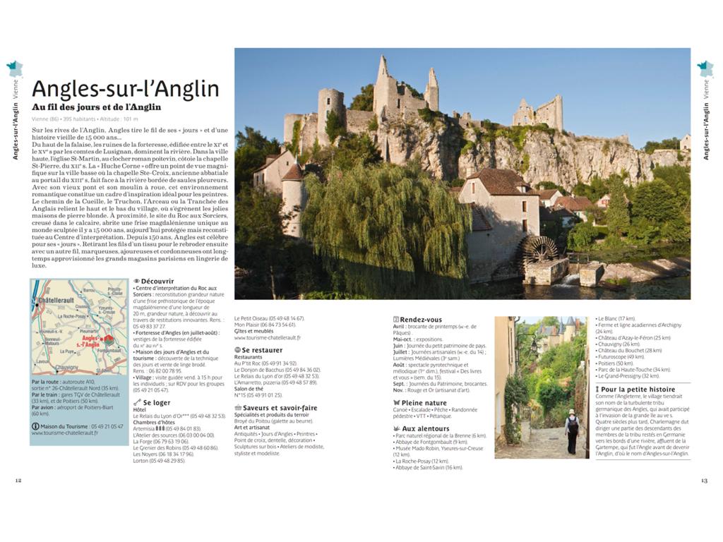 Guide officiel des Plus beaux villages de France Éditions Flammarion. Idée de séjour