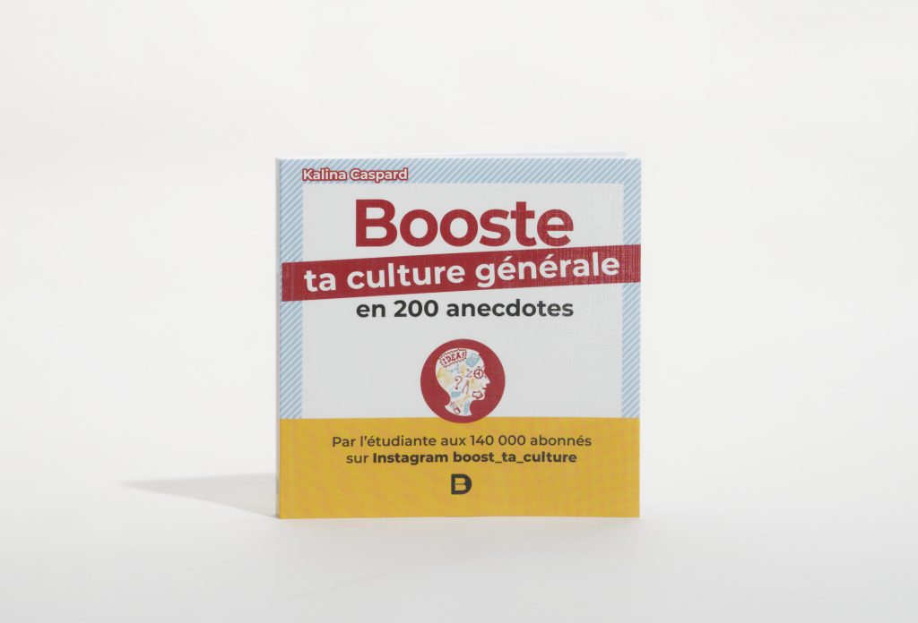  Booste ta culture générale en 200 anecdotes de Kalina Caspard. Éditions De Boeck.  Photo: Philippe Lim