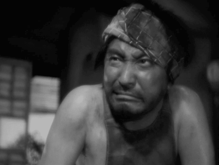 Matsugoro (Tsumasaburo Bando) dans L'Homme au pousse-pousse d'Hiroshi Inagaki. Carlotta Films