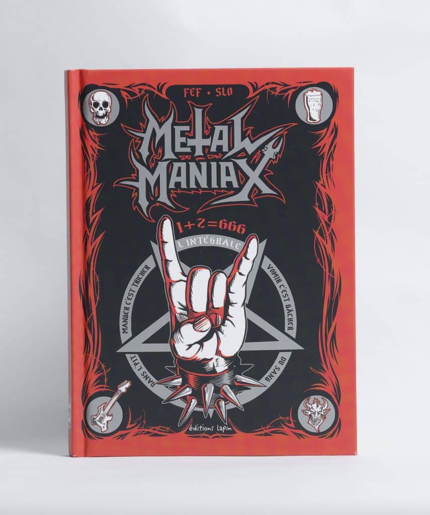 Metal Maniax de Slo et Fef. Editions Lapin. Photo: Philippe Lim