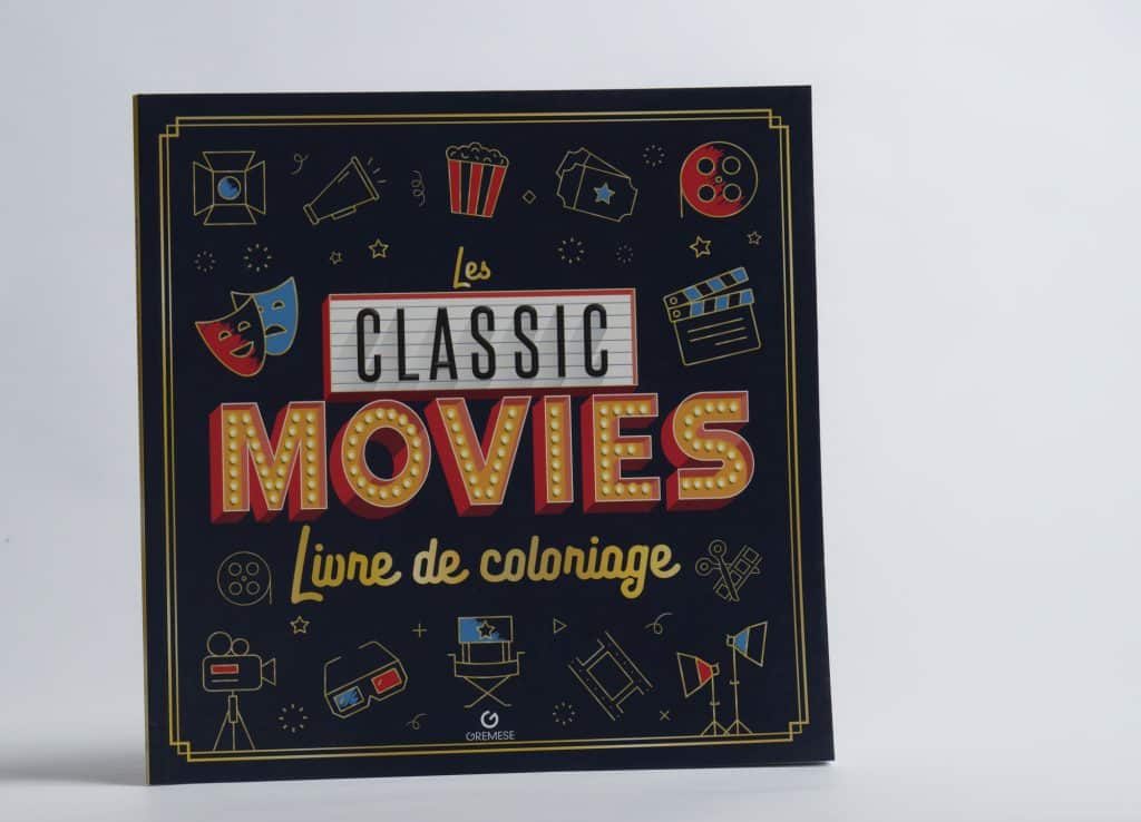 Les Classic movies livre de coloriage. Éditions Gremese. Photo : Philippe Lim 